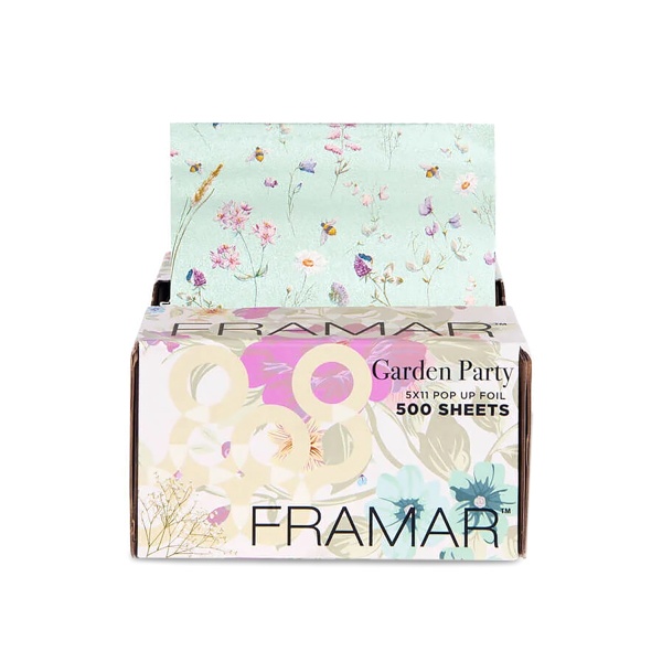 Framar Фольга в рулоне с тиснением Вечеринка в саду Embossed Roll Medium Garden Party, 98 м купить