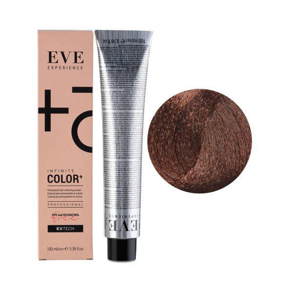 Farmavita Крем-краска для волос Eve Experience Color Cream, 5.4 светло-каштановый медный, 100 мл купить