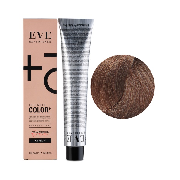 Farmavita Крем-краска для волос Eve Experience Color Cream, 7.8 светло-коричневый кашемир, 100 мл купить