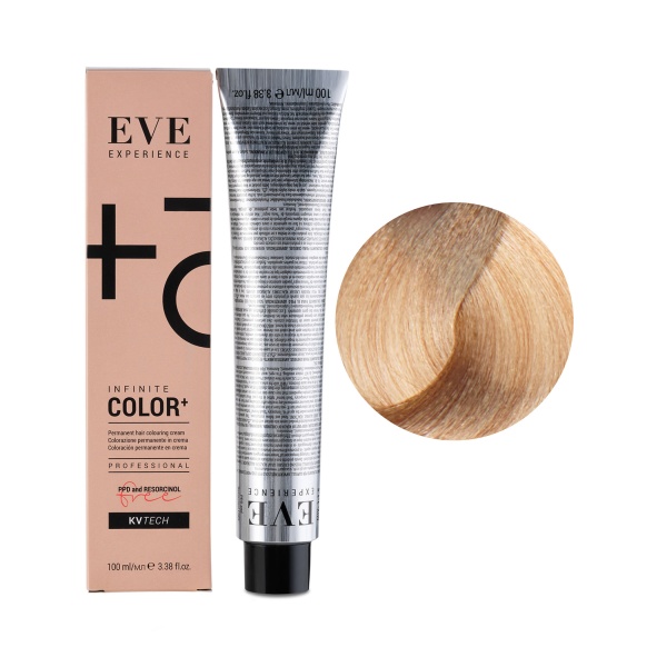Farmavita Крем-краска для волос Eve Experience Color Cream, 8.13 светлый блондин пепельный-золотистый, 100 мл купить