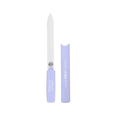 Orly Стеклянная двусторонняя пилка Crystal Line Light, абразивность 360 грит, сиреневый Lilac купить