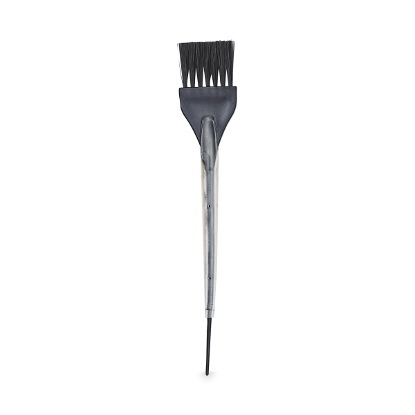 Dewal Кисть для окрашивания с черной прямой щетиной с силиконовой ручкой, узкая, 35 мм, черный купить