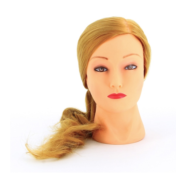 Dewal Голова учебная протеиновые волосы, 50-60 см, блондинка купить