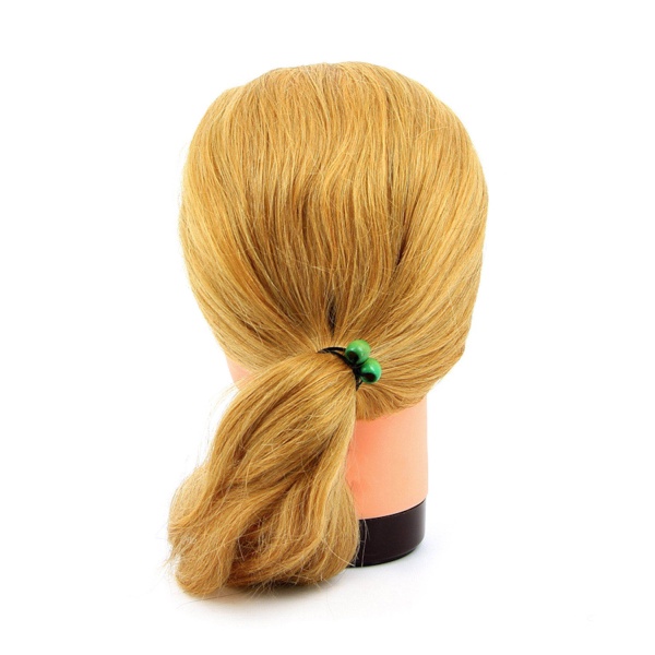 Dewal Голова учебная натуральные волосы, 45-50 см, блондинка купить