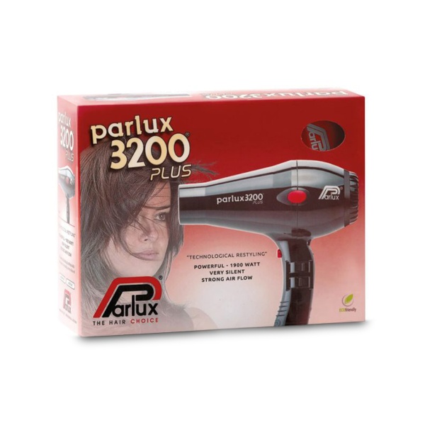 Parlux Фен 3200 Plus, 1900 Вт, черный купить