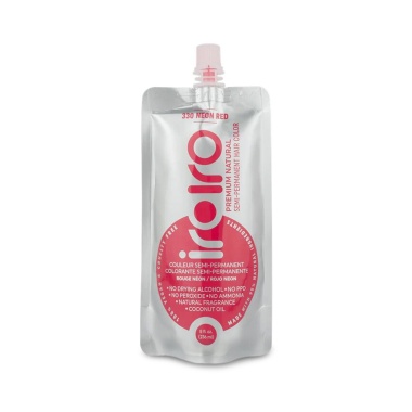 Iroiro Семи-перманентный краситель для волос 330 Neon Red, Неоновый красный, 236 мл купить