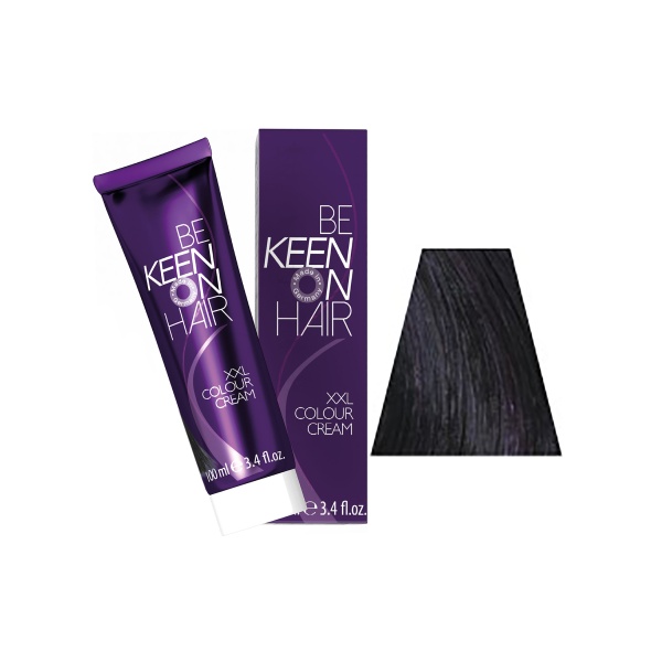 Keen Крем-краска для волос Colour Cream, 1.8 Иссиня-черный Blau-Schwarz, 100 мл купить