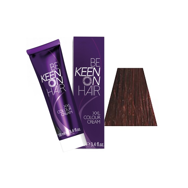 Keen Крем-краска для волос Colour Cream, 5.4 Светло-коричневый медный Hellbraun Kupfer, 100 мл купить