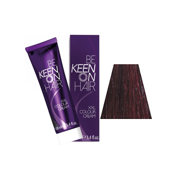 Keen Крем-краска для волос Colour Cream, 5.55 Темная клюква Cranberry Dunkel, 100 мл купить