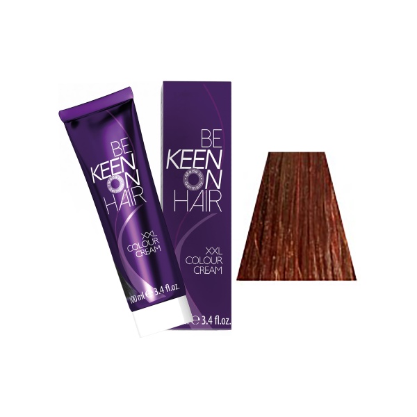 Keen Крем-краска для волос Colour Cream, 6.43 Темный золотисто-медный блондин Dunkelblond Kupfer-Gold, 100 мл купить