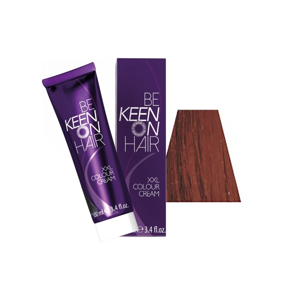 Keen Крем-краска для волос Colour Cream, 6.44 Темный интенсивно-медный блондин Dunkelblond Kupfer-Intensiv, 100 мл купить