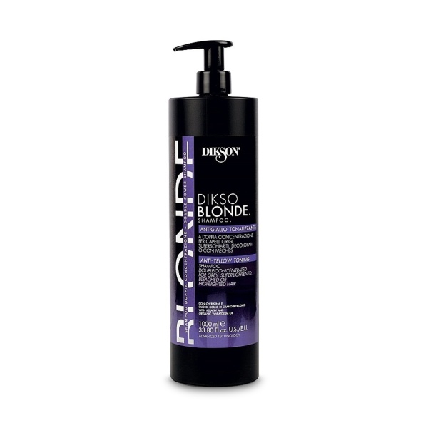 Dikson Тонирующий шампунь против желтизны Dikso Blonde Shampoo, 1000 мл купить