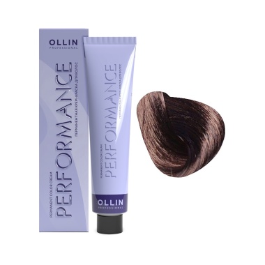 Ollin Professional Перманентная крем-краска с комплексом Performance, 7/72 русый коричнево-фиолетовый, 60 мл купить