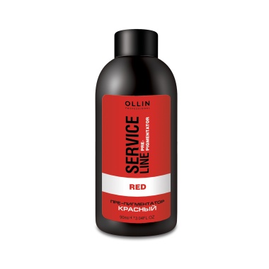 Ollin Professional Флюид-препигментатор Service Line Fluid-Pre-Color, Red красный, 90 мл купить