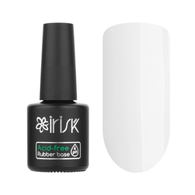 Irisk Professional База каучуковая бескислотная Acid-Free Rubber Base, №02 Milky White, 10 мл купить