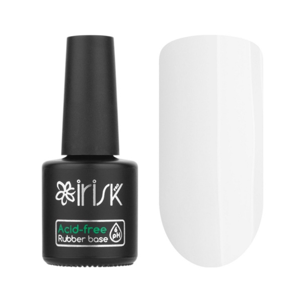 Irisk Professional База каучуковая бескислотная Acid-Free Rubber Base, №02 Milky White, 10 мл купить