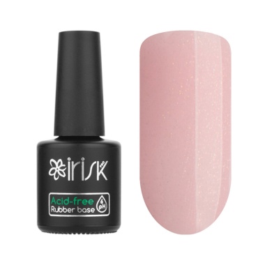 Irisk Professional База каучуковая бескислотная Acid-Free Rubber Base, №04 Shimmer Pink, 10 мл купить