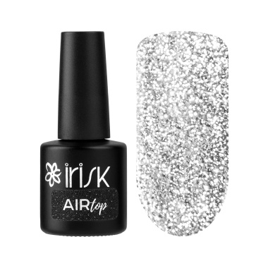 Irisk Professional Топ светоотражающий без липкого слоя Air Top, №02 Silver, средний, 10 мл купить