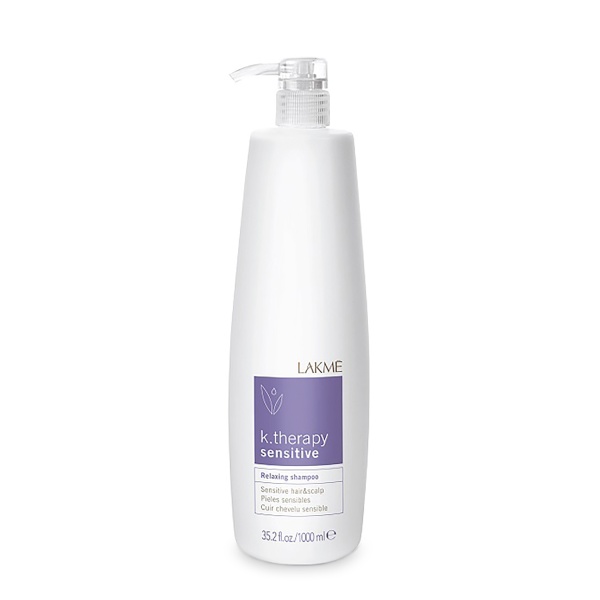 Lakme Шампунь успокаивающий для чувствительной кожи головы и волос K.Therapy Sensitive Relaxing, 1000 мл купить