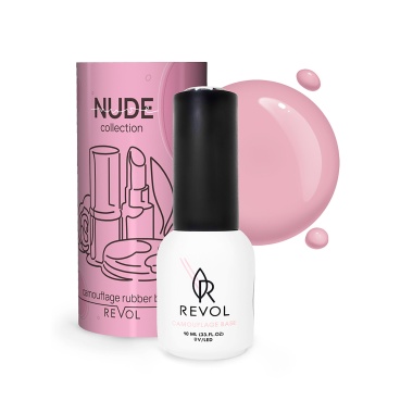 Revol Цветная база для ногтей Camouflage Rubber Base Nude, №3 Perfect Color, 10 мл купить