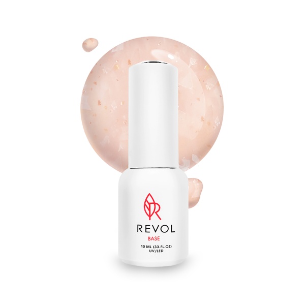 Revol Цветная база для ногтей Rubber Base Milkshake, №2 Caramel Delight, 10 мл купить