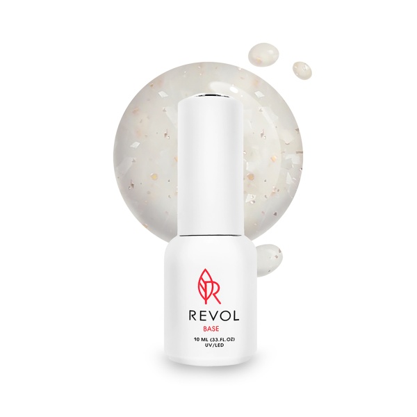 Revol Цветная база для ногтей Rubber Base Milkshake, №3 Vanilla Sugar, 10 мл купить