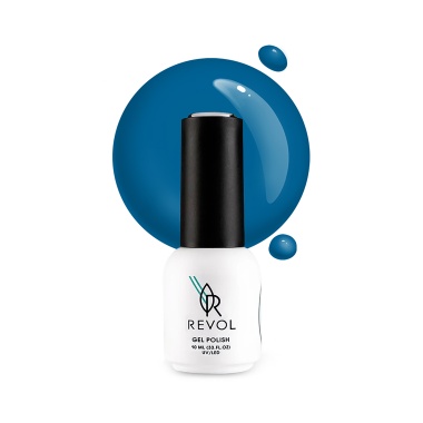 Revol Гель-лак для ногтей Fashion Week Colors, №10 Electric Blue Lemonade, 10 мл купить