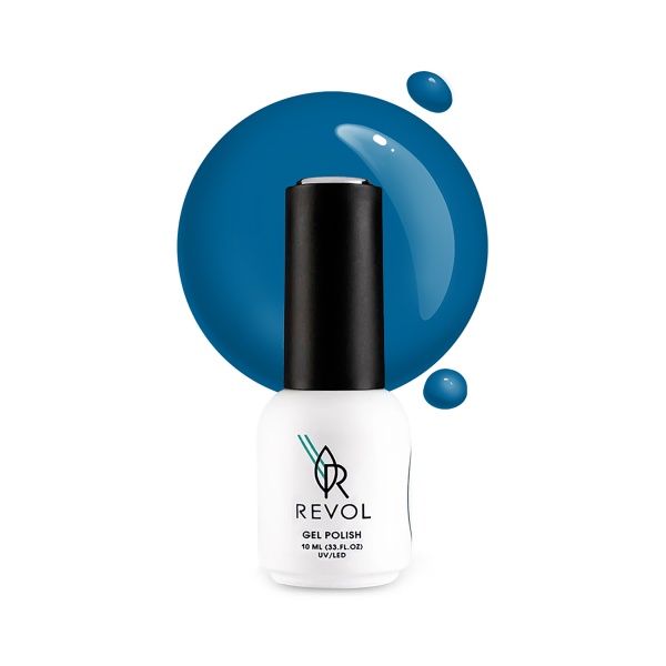 Revol Гель-лак для ногтей Fashion Week Colors, №10 Electric Blue Lemonade, 10 мл купить