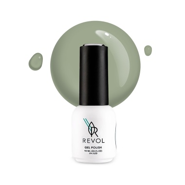Revol Гель-лак для ногтей Fashion Week Colors, №15 Leek Green, 10 мл купить