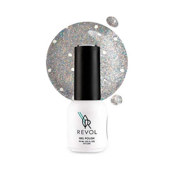 Revol Гель-лак для ногтей Fireworks, №9 Silver Fairy Show, 10 мл купить