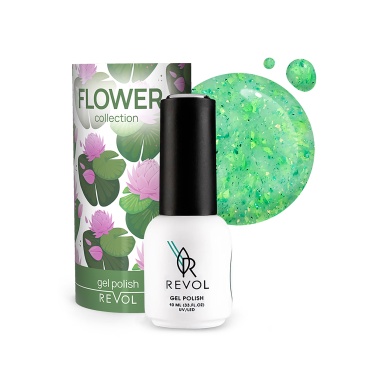 Revol Гель-лак для ногтей Flower, №7 Water Lily, 10 мл купить