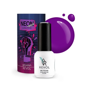 Revol Гель-лак для ногтей Neon rave, №7 Decor, 10 мл купить