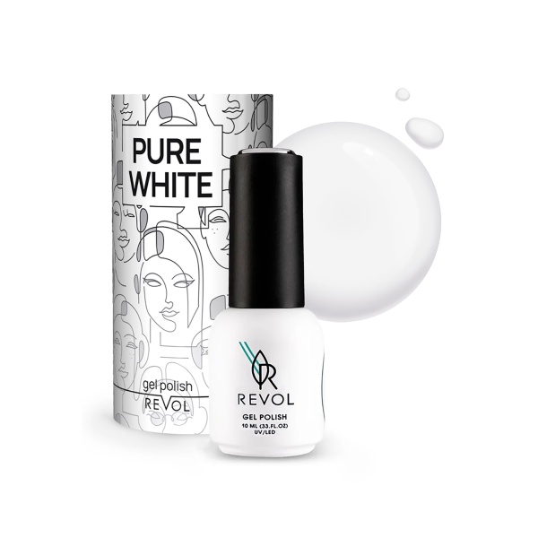 Revol Гель-лак для ногтей Pure, White, 10 мл купить