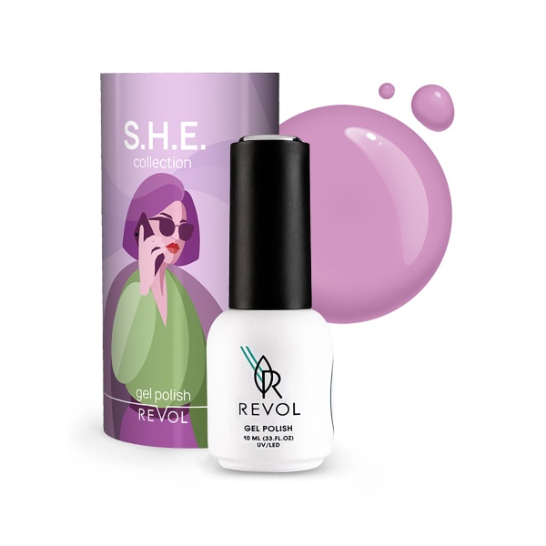 Revol Гель-лак для ногтей S.H.E., №7 Evelina, 10 мл купить