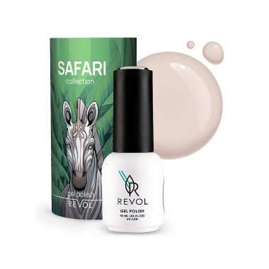 Revol Гель-лак для ногтей Safari, №7 Zebra, 10 мл купить