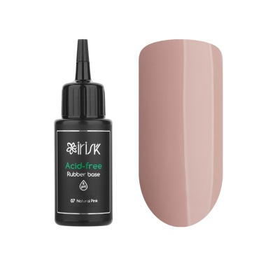 Irisk Professional База каучуковая бескислотная Acid-Free Rubber Base, №07 Natural Pink, 50 мл купить