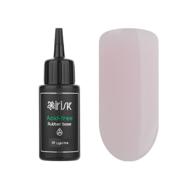 Irisk Professional База каучуковая бескислотная Acid-Free Rubber Base, №09 Light Pink, 50 мл купить
