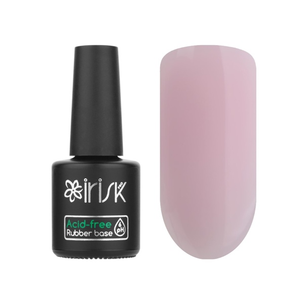 Irisk Professional База каучуковая бескислотная Acid-Free Rubber Base, №10 Milky Pink, 10 мл купить