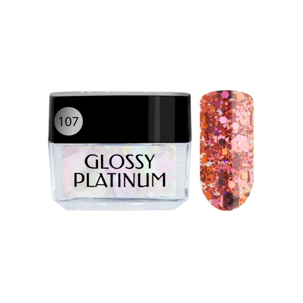 Irisk Professional Гель-лак Glossy Platinum Duochrome, №107, 5 гр купить