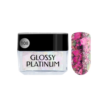 Irisk Professional Гель-лак Glossy Platinum Duochrome, №108, 5 гр купить