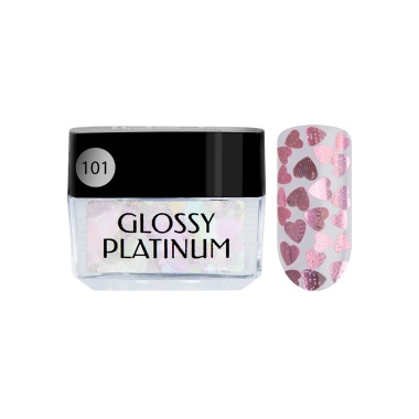Irisk Professional Гель-лак Glossy Platinum Heart Eyes, №101, 5 гр купить
