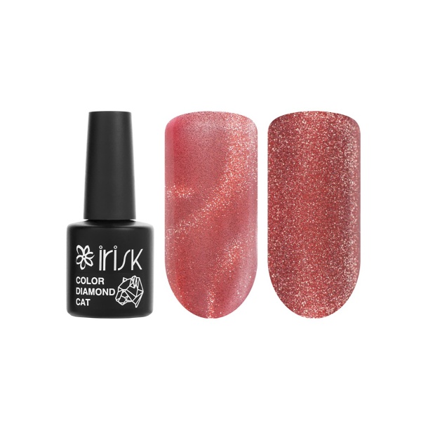 Irisk Professional Гель-лак кошачий глаз Color Diamond Cat, №015, 10 мл купить