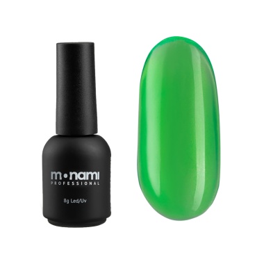 Monami Гель-лак Neon Glass, Green, 8 мл купить