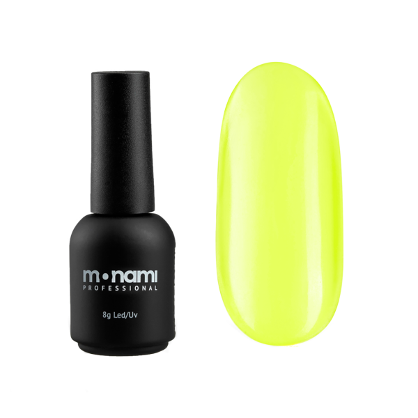 Monami Гель-лак Neon Glass, Yellow, 8 мл купить