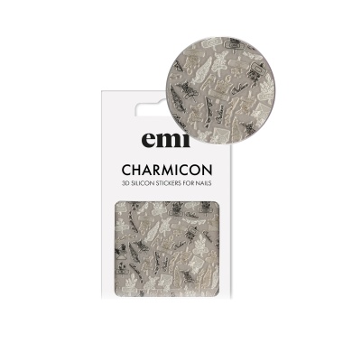 E.Mi Наклейки для ногтей Charmicon 3D Silicone Stickers, №229 Любовные письма купить