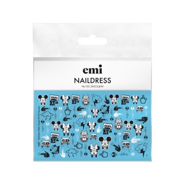 E.Mi Слайдеры Naildress Slider Design, №105 Эмоции купить