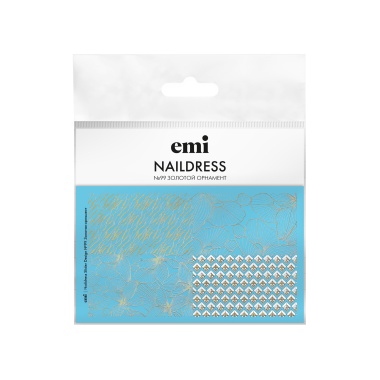 E.Mi Слайдеры Naildress Slider Design, №99 Золотой орнамент купить