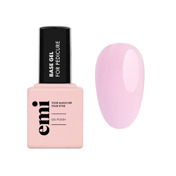 E.Mi Базовое покрытие для педикюра For Pedicure, №08 Румяный, 9 мл купить