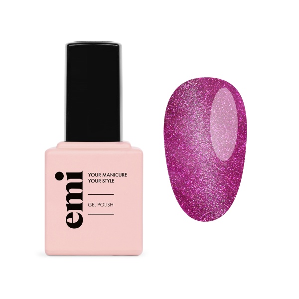 E.Mi Гель лак, №433 Pink Сat Eye, 9 мл купить