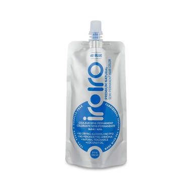 Iroiro Семи-перманентный краситель для волос 40 Blue, Синий, 236 мл купить